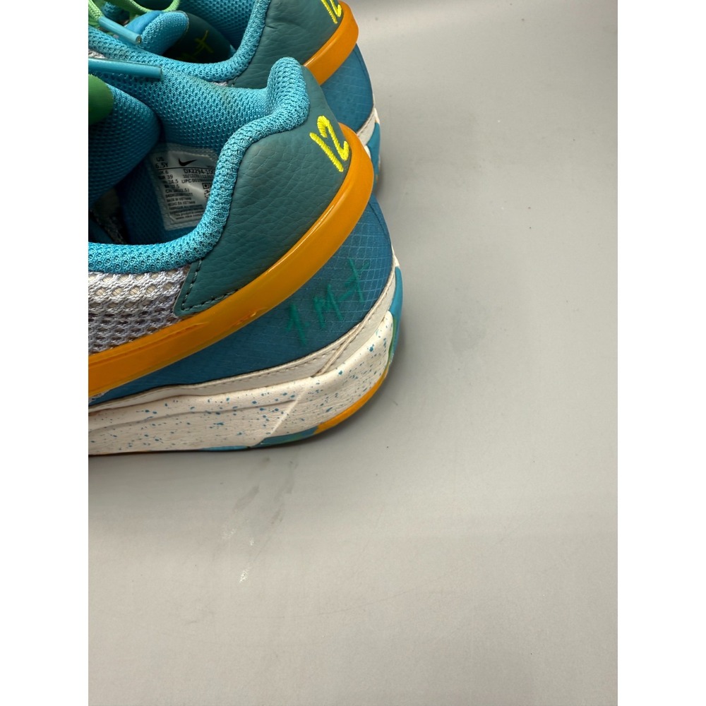 Nike Ja 1 Low Sundial White/Green/Blue/Gold Athletic Shoes Sneakers Size 6.5Y - Picture 14 of 16
